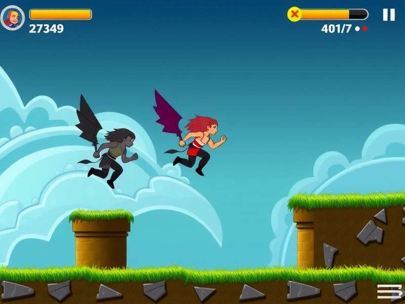 Triple Jump Titans gameplay screenshot